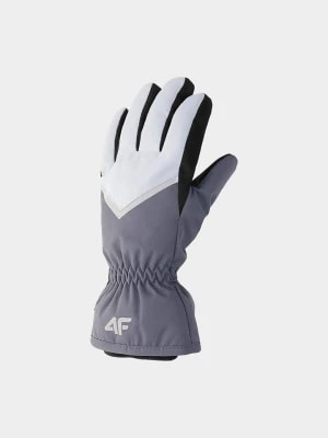 Zdjęcie produktu 4F Rękawiczki w kolorze szaro-białym rozmiar: L