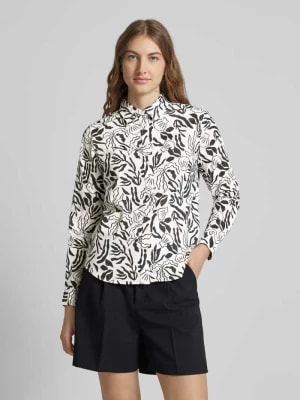 Zdjęcie produktu Bluzka koszulowa z wzorem na całej powierzchni Gant