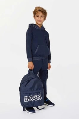 Zdjęcie produktu BOSS plecak dziecięcy kolor granatowy duży z nadrukiem