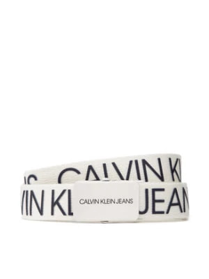 Zdjęcie produktu Calvin Klein Jeans Pasek Dziecięcy Canvas Logo Belt IU0IU00125 Biały