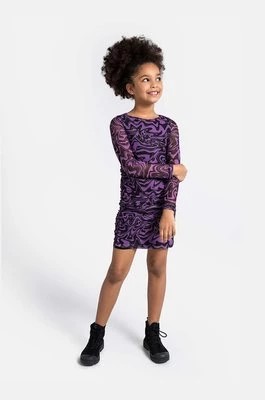 Zdjęcie produktu Coccodrillo sukienka dziecięca kolor fioletowy mini prosta