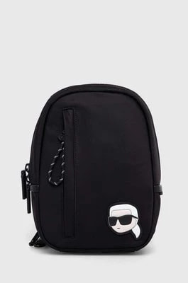 Zdjęcie produktu Karl Lagerfeld plecak męski kolor czarny mały z aplikacją
