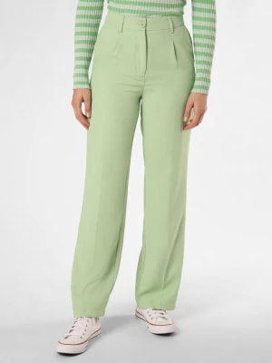 Zdjęcie produktu Noisy May Spodnie Kobiety zielony jednolity,