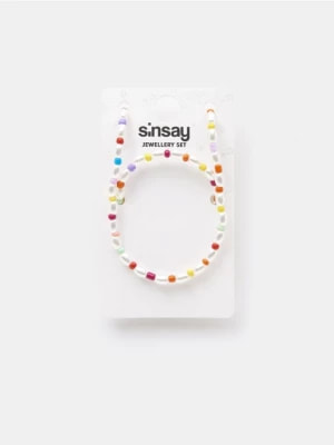 Zdjęcie produktu Sinsay - Zestaw biżuterii - wielobarwny