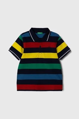 Zdjęcie produktu United Colors of Benetton polo bawełniane dziecięce wzorzysty