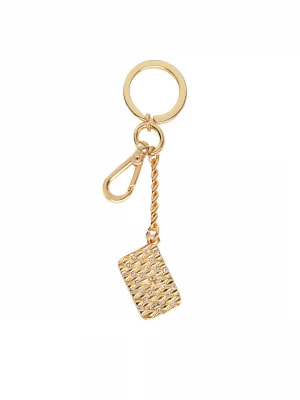 Zdjęcie produktu Złoty mały brelok ozdobiony kryształkami Kazar