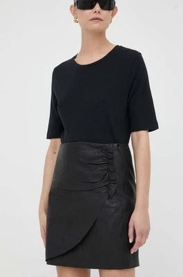 Zdjęcie produktu 2NDDAY spódnica skórzana kolor czarny mini prosta