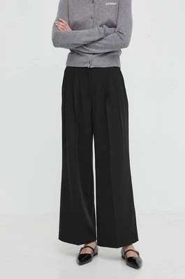 Zdjęcie produktu 2NDDAY spodnie 2ND Miles - Daily Sleek damskie kolor czarny proste high waist 2000160151