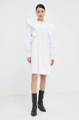 Zdjęcie produktu 2NDDAY sukienka bawełniana kolor biały mini prosta
