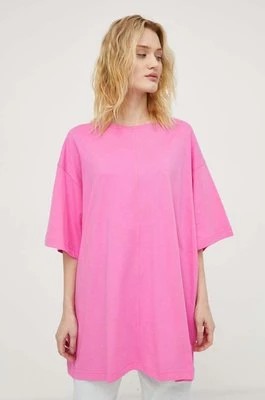 Zdjęcie produktu 2NDDAY t-shirt bawełniany damski kolor różowy
