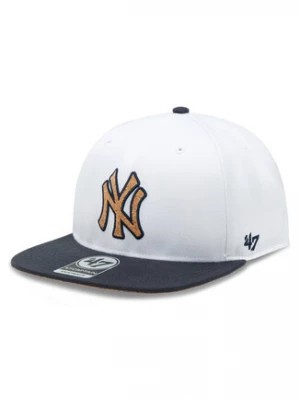Zdjęcie produktu 47 Brand Czapka z daszkiem MLB New York Yankees Corkscrew 47 CAPTAIN B-CORKS17WBP-WH Biały