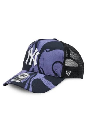 Zdjęcie produktu 47 Brand Czapka z daszkiem Mlb New York Yankees Enamel Twist Mesh '47 Mvp Dt B-ENLDT17PTP-PP Fioletowy