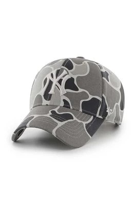 Zdjęcie produktu 47 brand czapka bawełniana MLB New York Yankees kolor szary wzorzysta