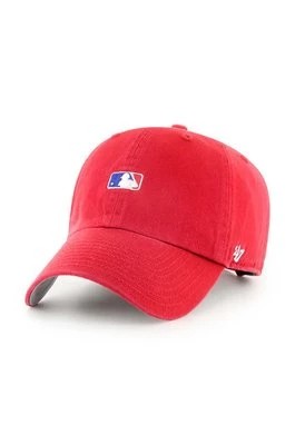 Zdjęcie produktu 47 brand czapka kolor czerwony z aplikacją