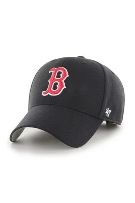 Zdjęcie produktu 47 brand Czapka MLB Boston Red Sox kolor czarny z aplikacją B-MVP02WBV-BKF