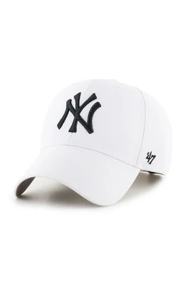 Zdjęcie produktu 47 brand Czapka MLB New York Yankees kolor biały z aplikacją B-MVP17WBV-WHF