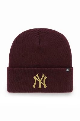 Zdjęcie produktu 47 brand czapka MLB New York Yankees kolor bordowy
