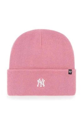 Zdjęcie produktu 47 brand czapka MLB New York Yankees kolor różowy