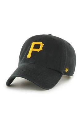 Zdjęcie produktu 47 brand Czapka MLB Pittsburgh Pirates kolor czarny z aplikacją B-RGW20GWS-BKD