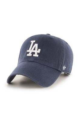Zdjęcie produktu 47 brand czapka z daszkiem bawełniana MLB Los Angeles Dodgers kolor granatowy z aplikacją