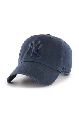 Zdjęcie produktu 47 brand czapka z daszkiem bawełniana MLB New York Yankees kolor granatowy z aplikacją B-RGW17GWSNL-NYC