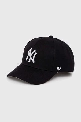 Zdjęcie produktu 47 brand czapka z daszkiem dziecięca MLB New York Yankees kolor czarny z aplikacją BMVP17WBV