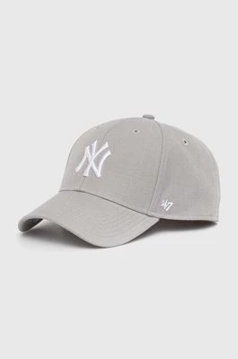 Zdjęcie produktu 47 brand czapka z daszkiem dziecięca MLB New York Yankees kolor szary z aplikacją BMVP17WBV