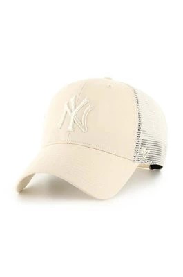 Zdjęcie produktu 47 brand czapka z daszkiem MLB New York Yankees kolor beżowy z aplikacją B-BRANS17CTP-NT