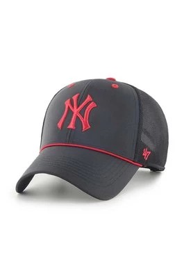 Zdjęcie produktu 47 brand czapka z daszkiem MLB New York Yankees kolor czarny z aplikacją