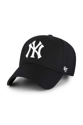 Zdjęcie produktu 47 brand czapka z daszkiem MLB New York Yankees kolor czarny z aplikacją B-MVPSP17WBP-BKW