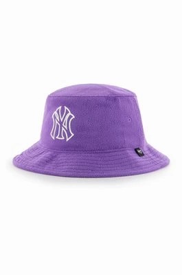 Zdjęcie produktu 47 brand Kapelusz MLB New York Yankees kolor fioletowy