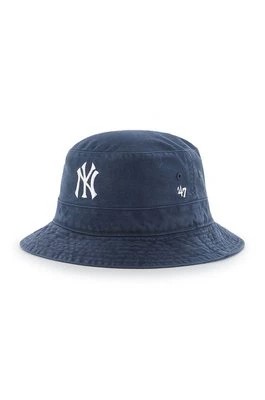 Zdjęcie produktu 47 brand Kapelusz MLB New York Yankees kolor granatowy bawełniany