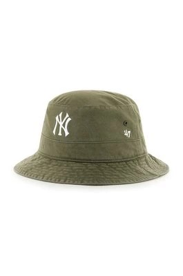 Zdjęcie produktu 47 brand Kapelusz MLB New York Yankees kolor zielony bawełniany