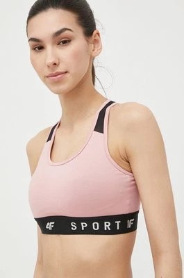 Zdjęcie produktu 4F biustonosz sportowy kolor różowy