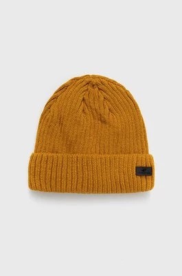 Zdjęcie produktu 4F czapka kolor żółty z grubej dzianiny