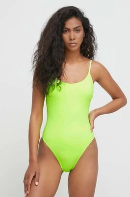 Zdjęcie produktu 4F jednoczęściowy strój kąpielowy kolor zielony miękka miseczka