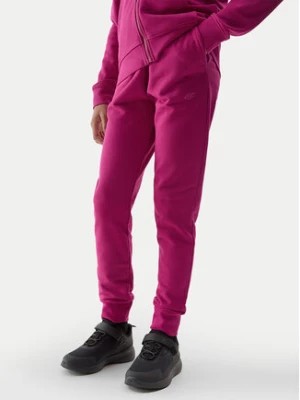 Zdjęcie produktu 4F Spodnie dresowe 4FJWSS24TTROF587 Różowy Regular Fit
