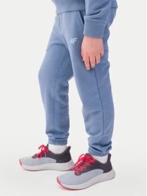 Zdjęcie produktu 4F Spodnie dresowe 4FJWSS24TTROM597 Niebieski Regular Fit