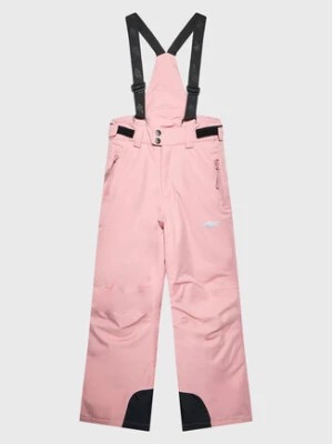Zdjęcie produktu 4F Spodnie narciarskie HJZ22-JSPDN001 Różowy Regular Fit