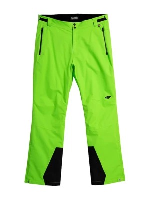 Zdjęcie produktu 4F Spodnie narciarskie w kolorze czarno-zielonym rozmiar: XL