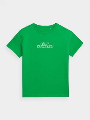 Zdjęcie produktu 4F T-Shirt 4FJAW23TTSHF0825 Zielony Regular Fit
