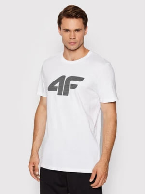Zdjęcie produktu 4F T-Shirt H4L22-TSM353 Biały Regular Fit