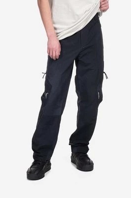 Zdjęcie produktu A-COLD-WALL* spodnie Irregular Dye Trousers męskie kolor czarny proste ACWMB181-BLACK