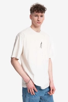 Zdjęcie produktu A-COLD-WALL* t-shirt bawełniany Utilty kolor beżowy gładki ACWMTS117-STONE