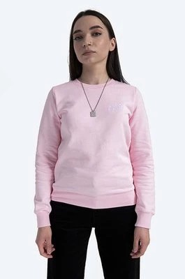 Zdjęcie produktu A.P.C. bluza bawełniana Sweat Skye damska kolor różowy z aplikacją COEBH.F27700-PALEPINK