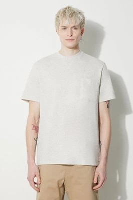Zdjęcie produktu A.P.C. t-shirt bawełniany T-Shirt Johnny męski kolor beżowy melanżowy COGWU.H26321.PAA