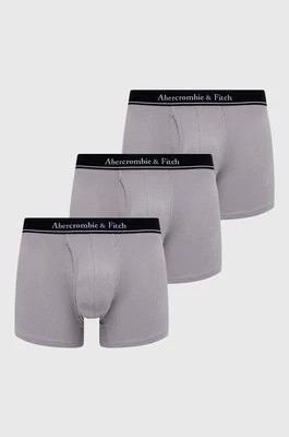 Zdjęcie produktu Abercrombie & Fitch bokserki 3-pack męskie kolor szary