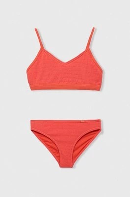 Zdjęcie produktu Abercrombie & Fitch dwuczęściowy strój kąpielowy dziecięcy kolor czerwony