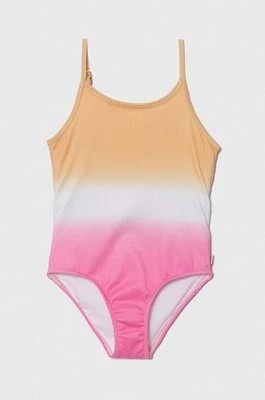Zdjęcie produktu Abercrombie & Fitch jednoczęściowy strój kąpielowy dziecięcy kolor różowy