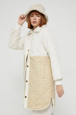 Zdjęcie produktu Abercrombie & Fitch kurtka damska kolor beżowy przejściowa